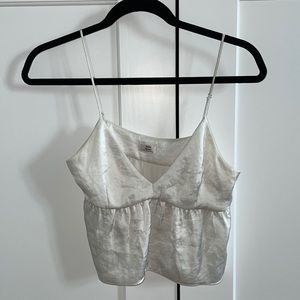 White aritzia camisole